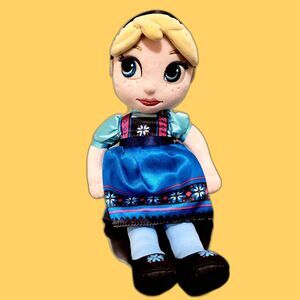 Disney Store Frozen Elsa Plush Animators Collection 12" Doll Toy